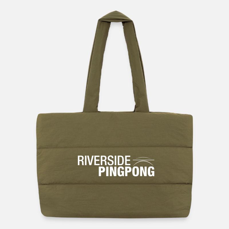 Riverside Pingpong Puffer-Einkaufstasche