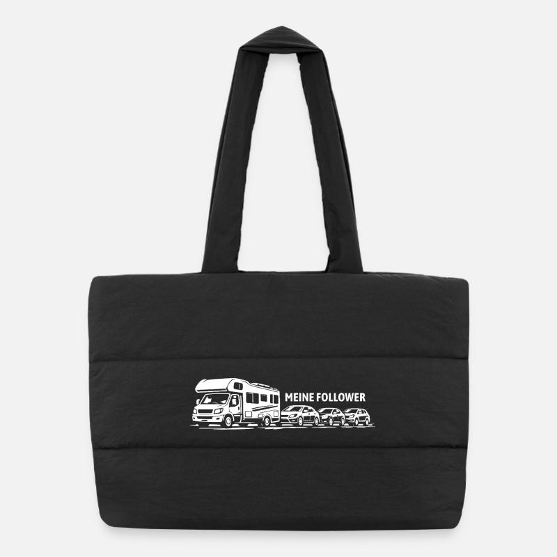 Moi et mes abonnés - Camping-car - Embouteillage Sac shopping matelassé