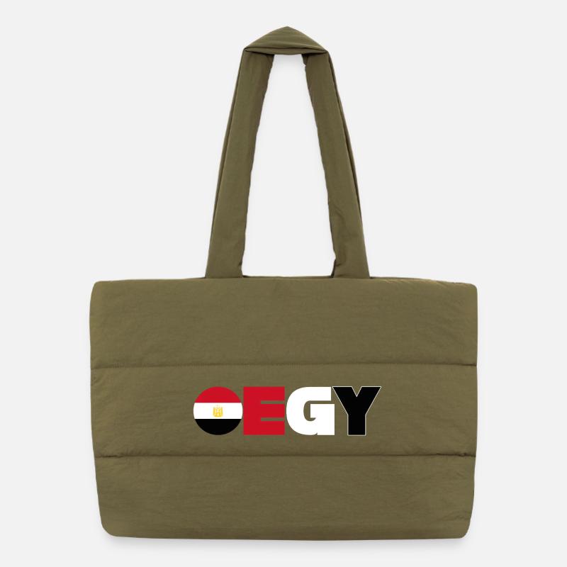 Egypt Puffer Shopping Bag