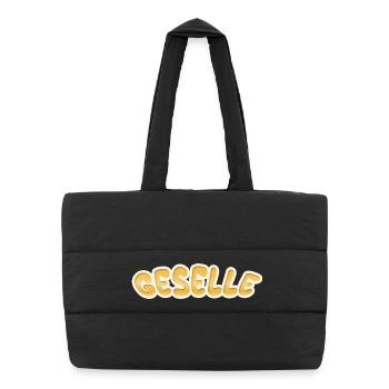 Profession compagnon - Sac shopping matelassé - noir - Devant