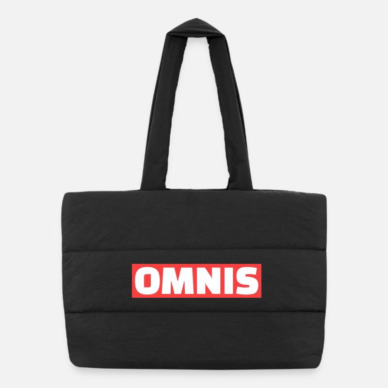 omnis - Puffer Shopping Bag - black