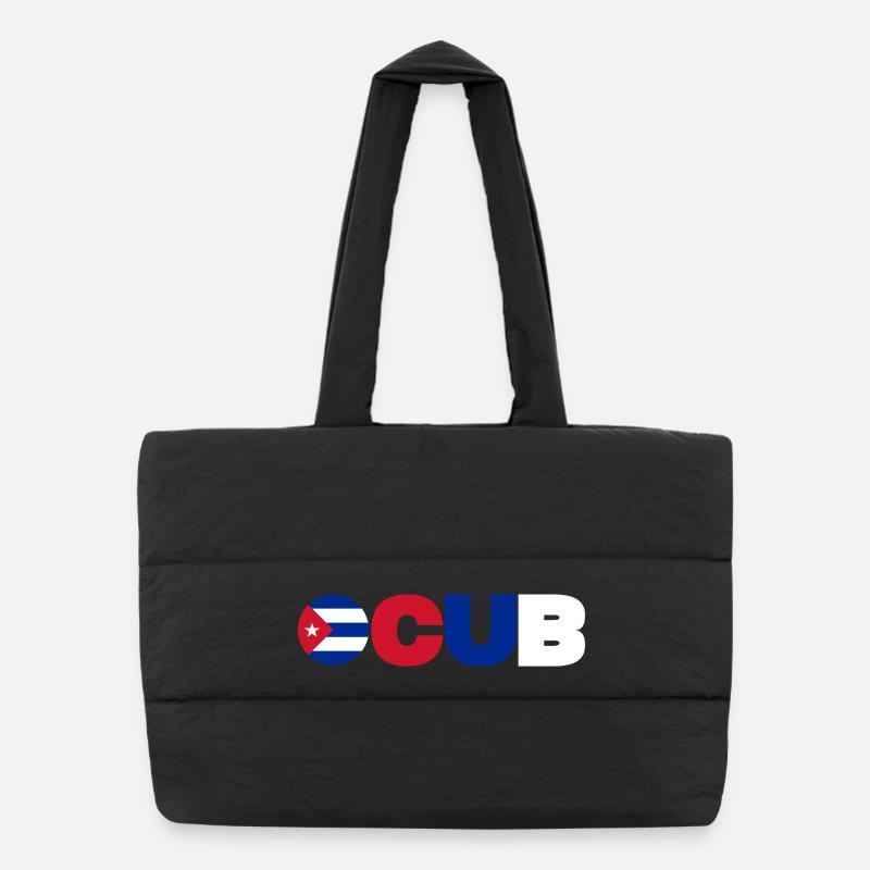 Cuba Puffer Shopping Bag