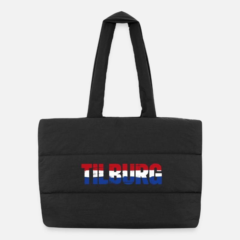 Tilburg, Pays-Bas Sac shopping matelassé
