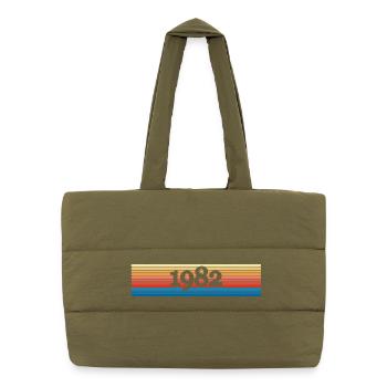 1982 - Puffer Shopping Bag - safari green - Front