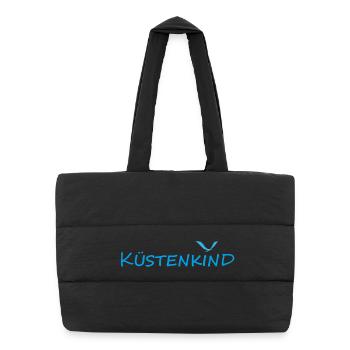 Coastal Child - Puffer Shopping Bag - black - Front