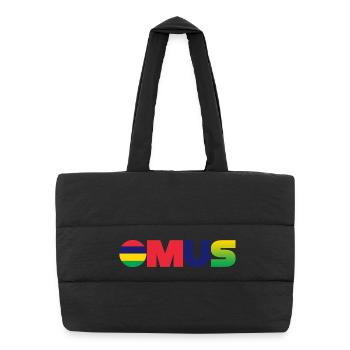 Mauritius - Puffer Shopping Bag - black - Front