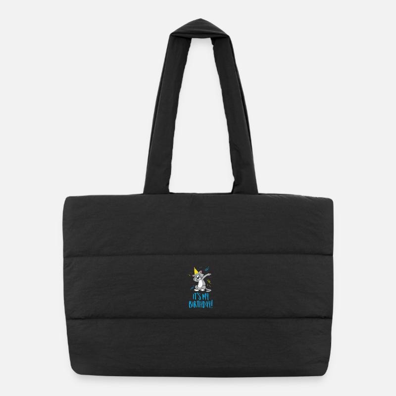 C'est mon anniversaire Sac shopping matelassé