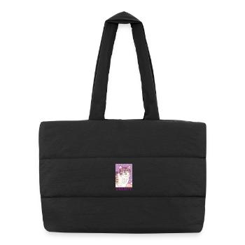 RÊVEUR - Sac shopping matelassé - noir - Devant