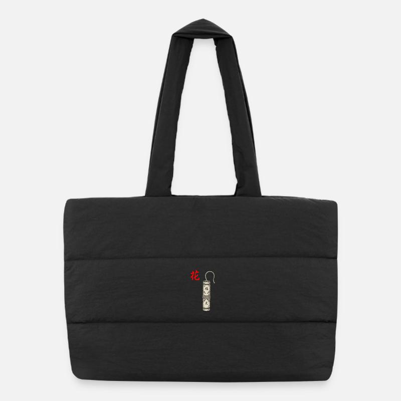 Chinois pétard Sac shopping matelassé