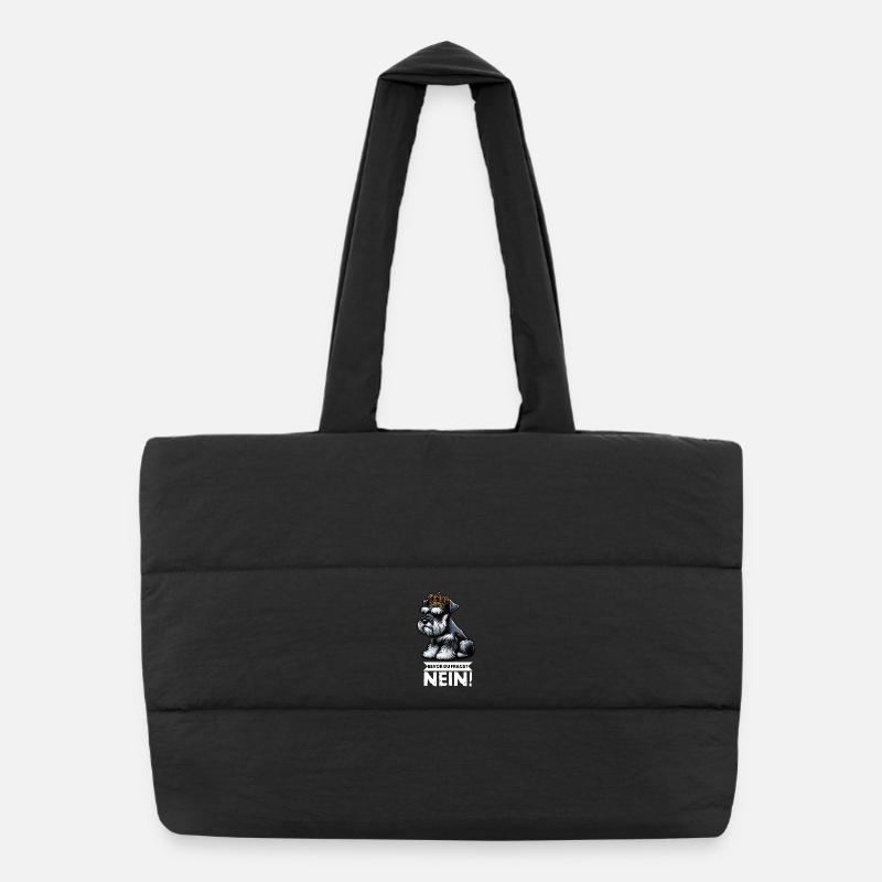 Avant que vous ne demandiez Pas de Schnauzer Géant Sac shopping matelassé