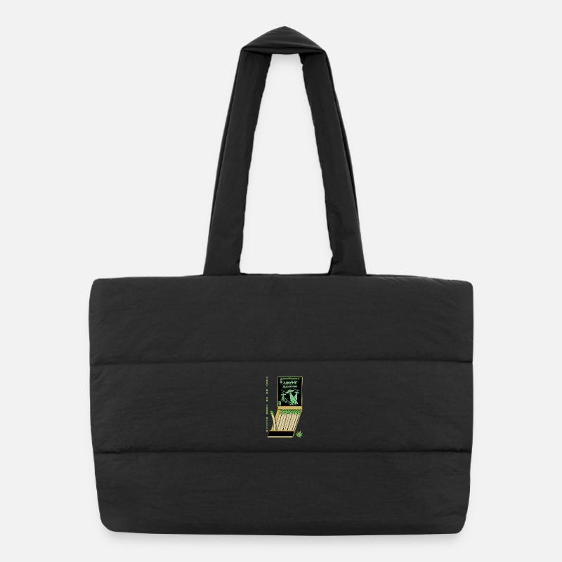 OVNI Invasion Vintage Affiche Design Sac shopping matelassé