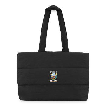 Certified furry - Puffer Shopping Bag - black - Front
