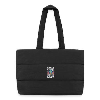 Stained Glass Art Stained Glass Artist - Puffer Shopping Bag - black - Front
