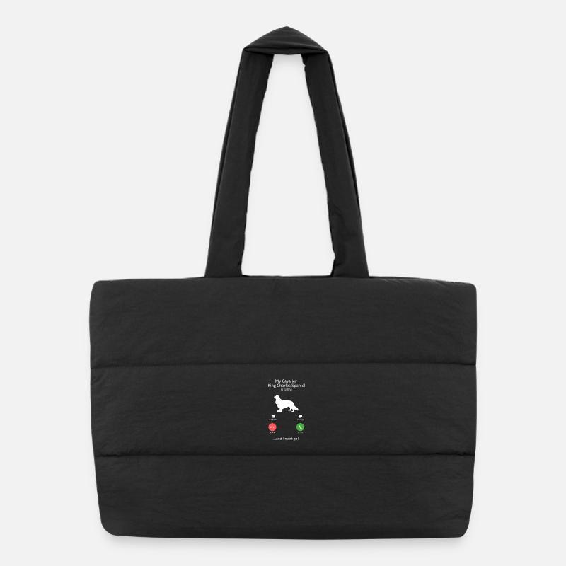 Le Cavalier King Charles Spaniel appelle le design Sac shopping matelassé