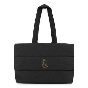 Lets Go To The Beach Shirt - Puffer Shopping Bag - black - Front