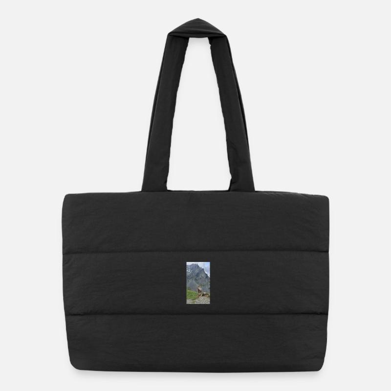 Bouquetin des Alpes Sac shopping matelassé