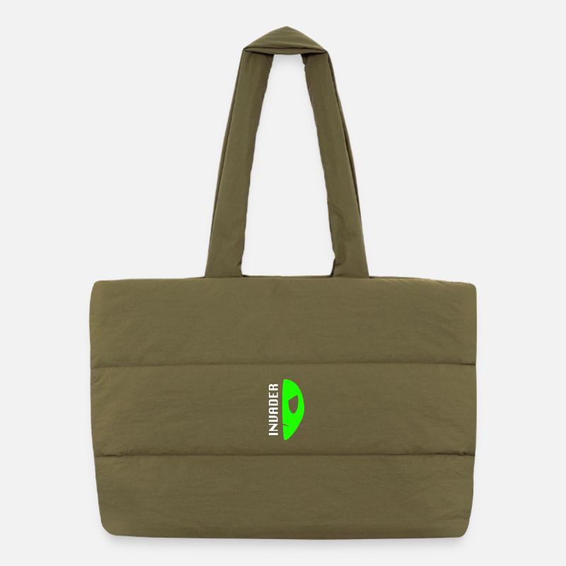 invader Puffer Shopping Bag