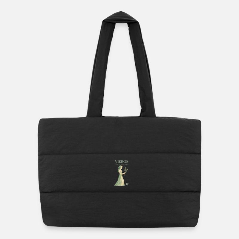 Virgo Star Sign - Astrology Puffer Shopping Bag