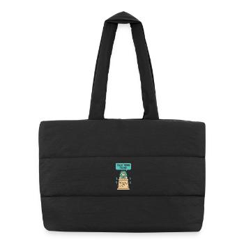 Pharaoh Archaeology in Ancient Egypt - Puffer Shopping Bag - black - Front