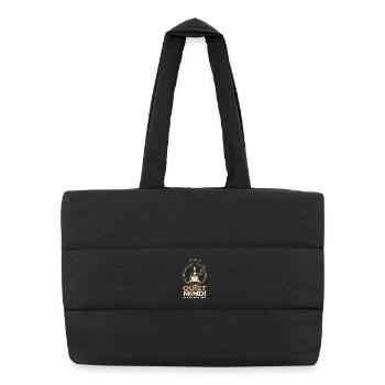 Quiet Mind - Puffer Shopping Bag - black - Front