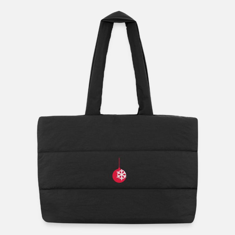 Schneekugel | Snowy ball Puffer Shopping Bag