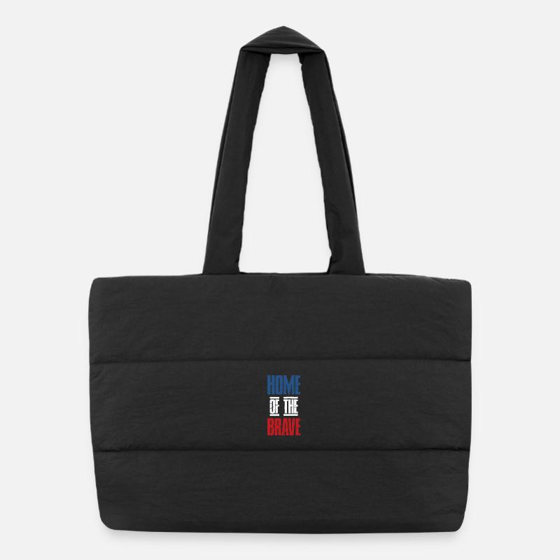 La patrie des braves Sac shopping matelassé