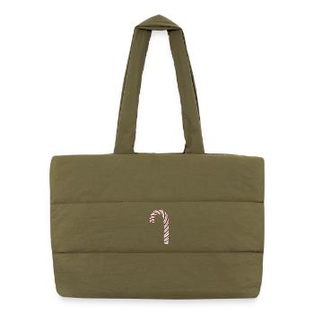canne à sucre - Sac shopping matelassé - safari green - Devant