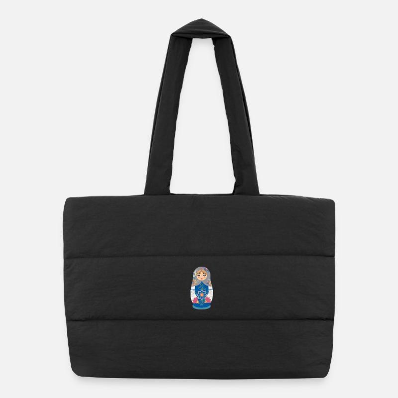 Matreschka / Matroshka / Matrjoschka / Matryoshka Puffer-Einkaufstasche