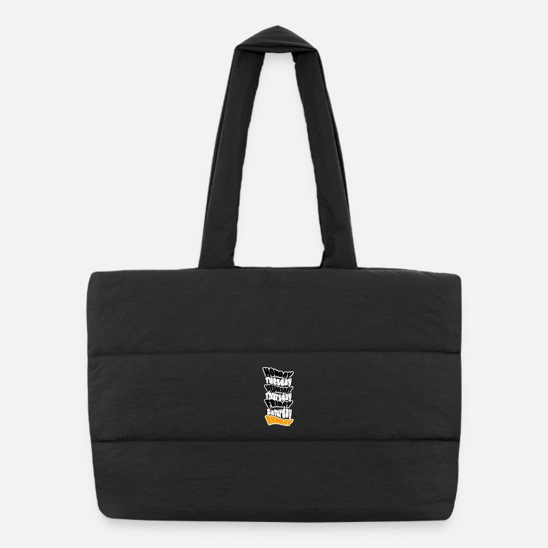LE DIMANCHE, C’EST LE JOUR DE LA COURSE. Longue course ou grasse matinée ? Sac shopping matelassé