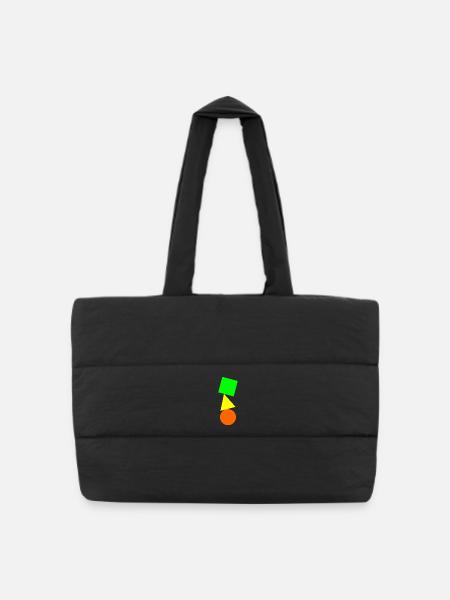 Simple Équilibre - Sac shopping matelassé - noir