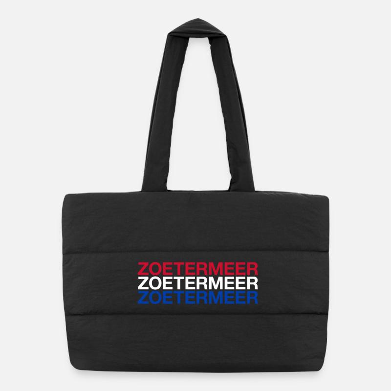 ZOETERMEER Netherlands Netherlands Flag Puffer Shopping Bag