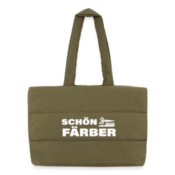 PALLIATOR - Puffer Shopping Bag - safari green - Front