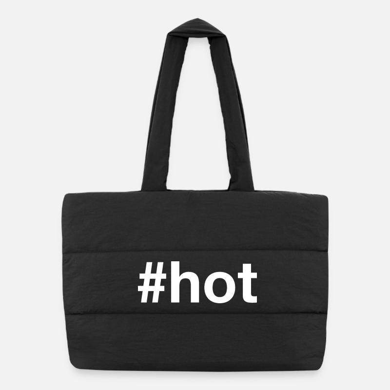 HOT Hashtag Puffer-Einkaufstasche