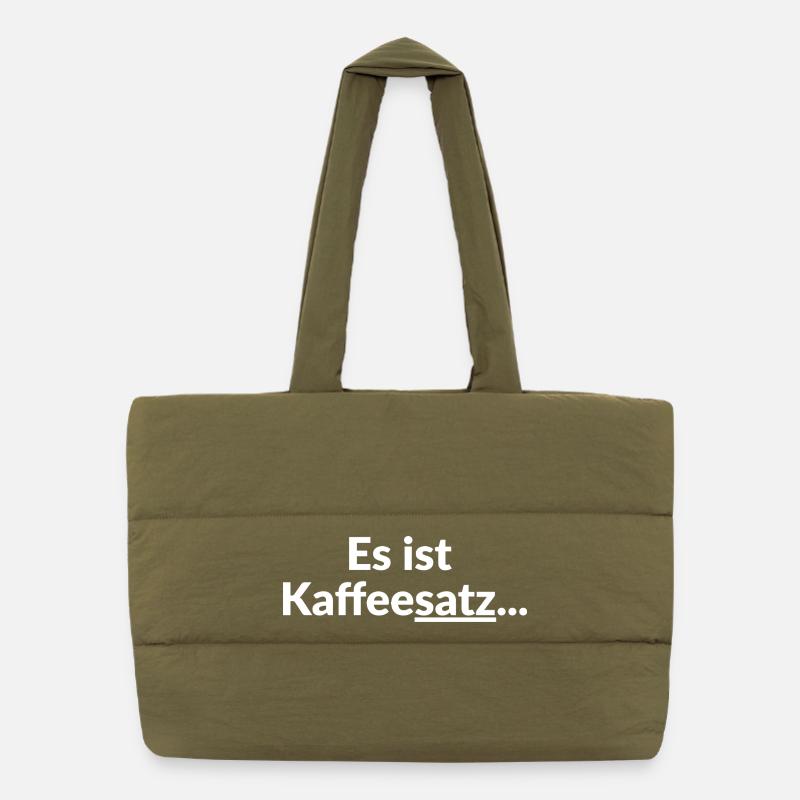 C’est une faute de frappe de marc de café Sac shopping matelassé