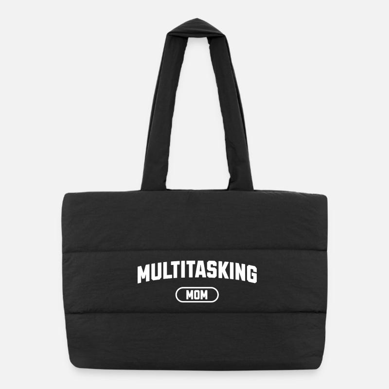 Multitasking Mom Puffer Shopping Bag