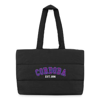 Cordoba Est 1996 - Puffer Shopping Bag - black - Front