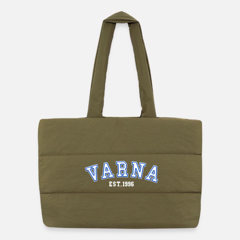 Varna Est. 1996 Puffer Shopping Bag