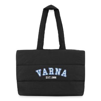 Varna Fondée en 1986 - Sac shopping matelassé - noir - Devant