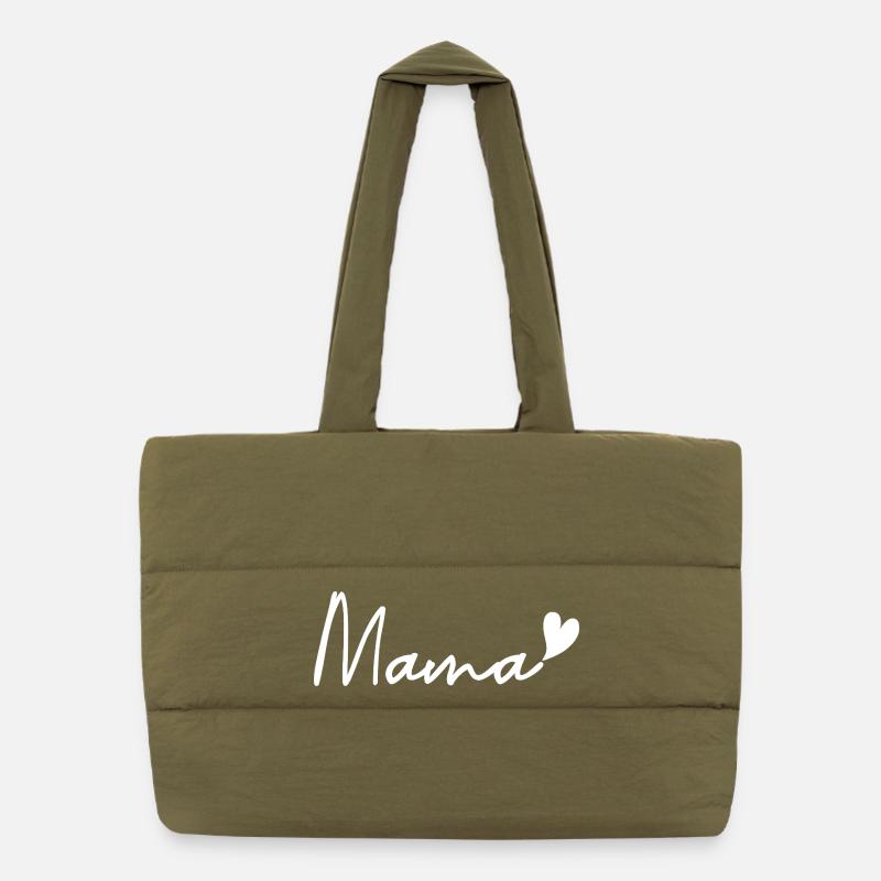 Mama – Muttertag Puffer-Einkaufstasche