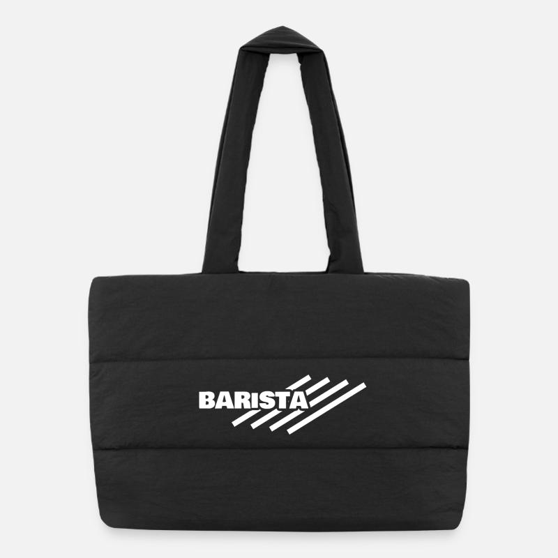 Barista as a workplace Puffer Shopping Bag