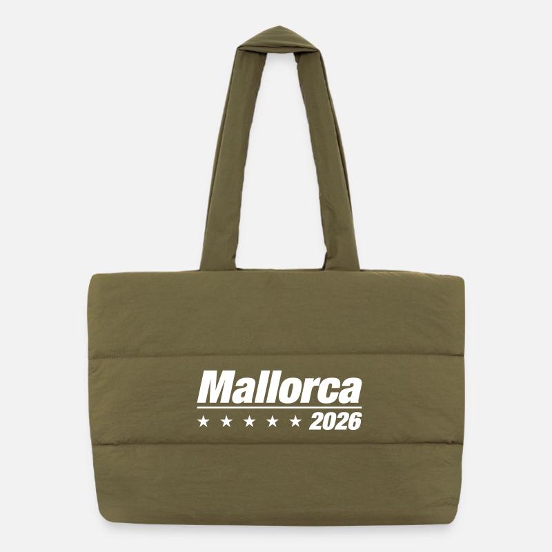 Majorque 2026 Vacances à Majorque Sac shopping matelassé