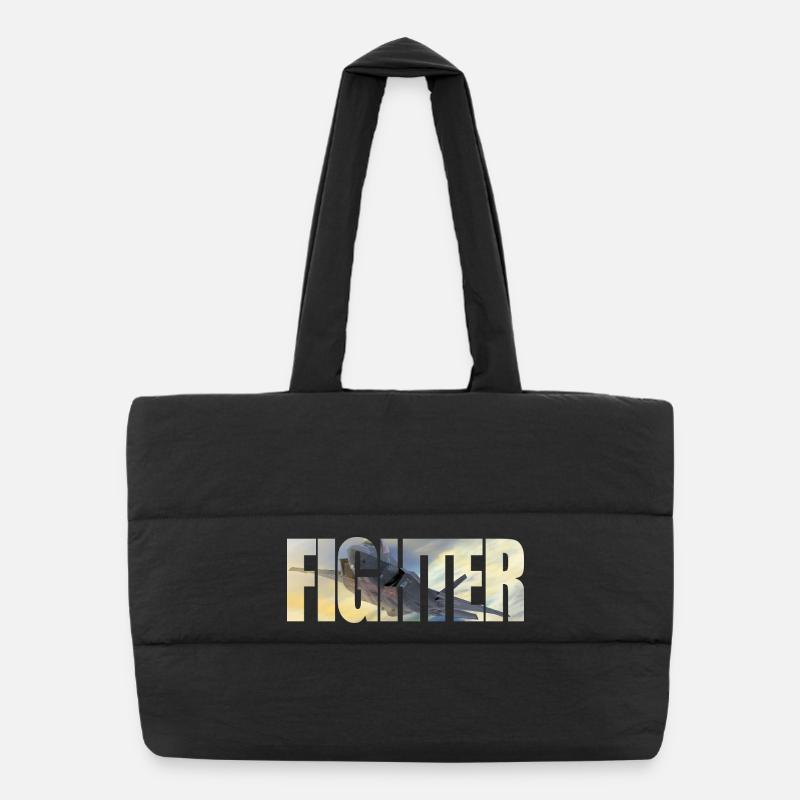 Chasseur F-35 Lightning II Sac shopping matelassé
