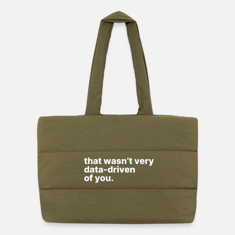 Das war nicht sehr datenorientiert von dir. Puffer-Einkaufstasche