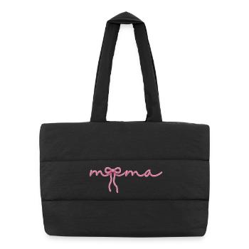 Mama Schleife - Puffer-Einkaufstasche - Schwarz - Vorne