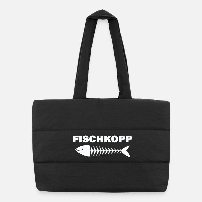 FISCHKOPP Puffer-Einkaufstasche