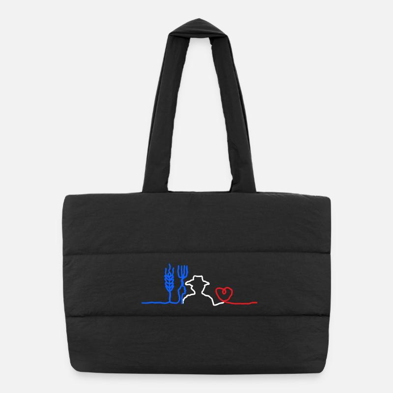 Cœur de Paysan 🇫🇷 Sac shopping matelassé