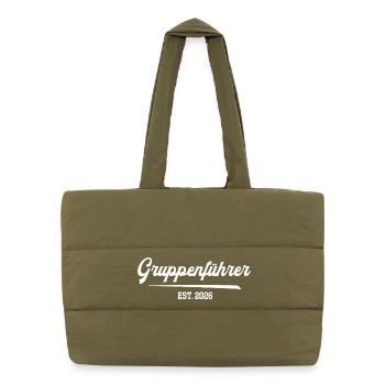 Group Leader Group Leader Team Leader 2026 - Puffer Shopping Bag - safari green - Front