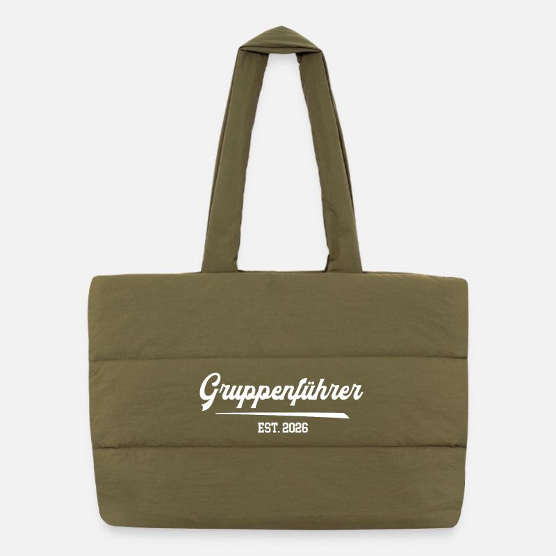 Group Leader Group Leader Team Leader 2026 Puffer Shopping Bag