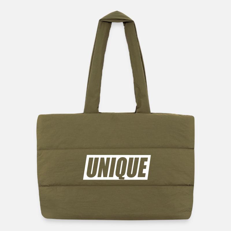 unique, unique, unique valeur de soi unique Sac shopping matelassé