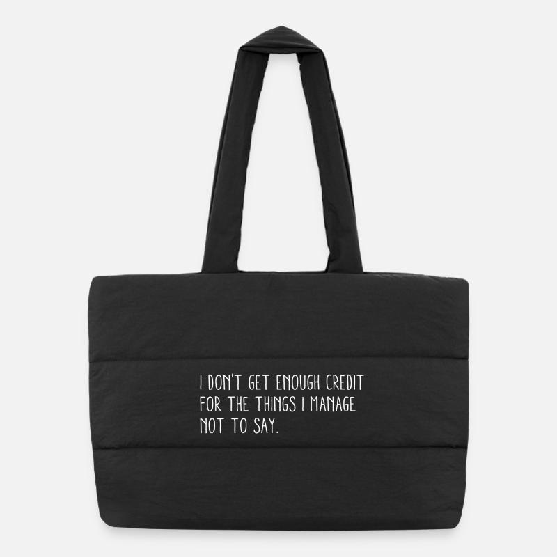 Je n’ai pas assez de crédit pour Sac shopping matelassé